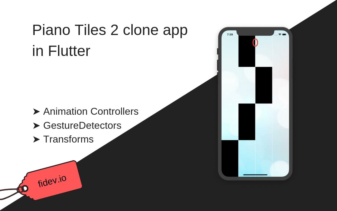 UI Challenge: Piano Tiles clone in Flutter